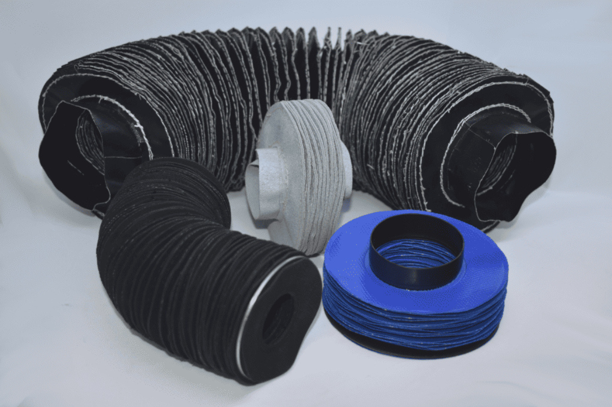 Round Sewn Fabric Bellows